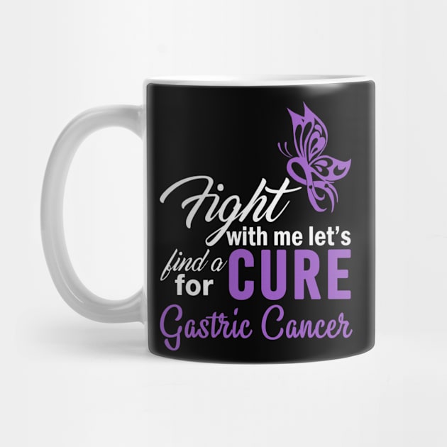 Fight With Me Let's Find A Cure For Gastric Cancer Awareness Periwinkle Ribbon Warrior by celsaclaudio506